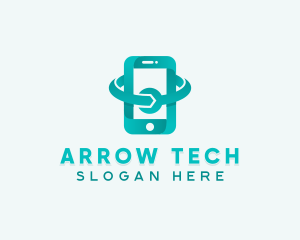 Smartphone Repair Tech logo design