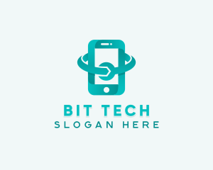 Smartphone Repair Tech logo design