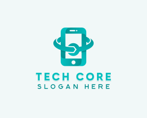 Smartphone Repair Tech logo design