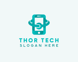 Smartphone Repair Tech logo design