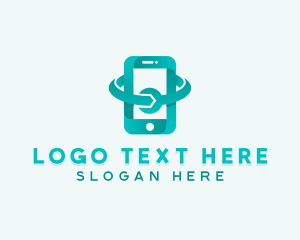 Cell Phone - Smartphone Repair Tech logo design