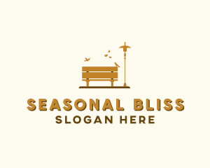 Season - Autumn Season Bench logo design