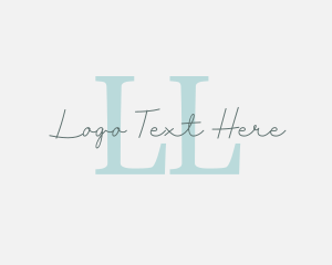 Letter - Cosmetics Makeup Brand logo design