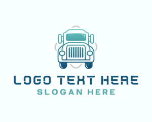 Hauling - Logistics Trucking Company logo design