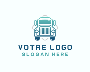 Logistics Trucking Company Logo