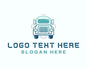 Logistics Trucking Company Logo