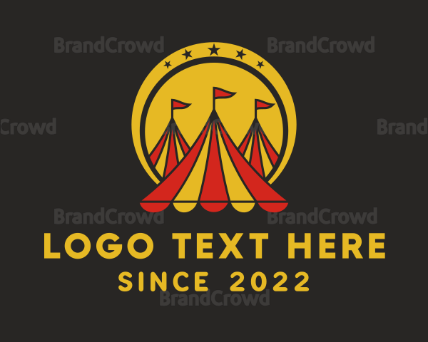 Festival Circus Tent Logo