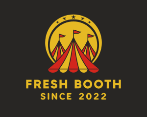 Booth - Festival Circus Tent logo design