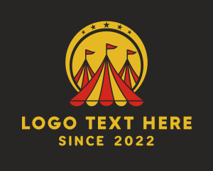 Gazebo - Festival Circus Tent logo design