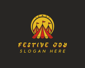 Festival Circus Tent  logo design