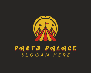 Festival Circus Tent  logo design