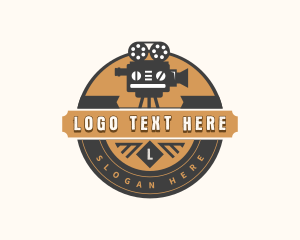 Tripod - Retro Film Camera logo design