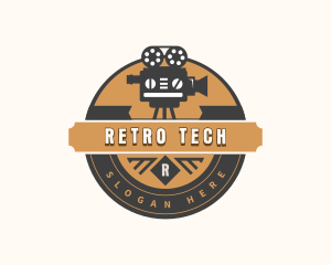 Retro Film Camera logo design