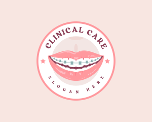 Dental Brace Smile logo design