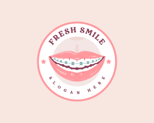 Dental Brace Smile logo design