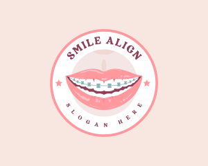 Orthodontics - Dental Brace Smile logo design