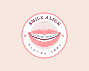 Dental Brace Smile logo design