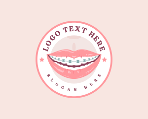 Dental Brace Smile Logo