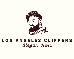 Men Barber Hairstyling Logo