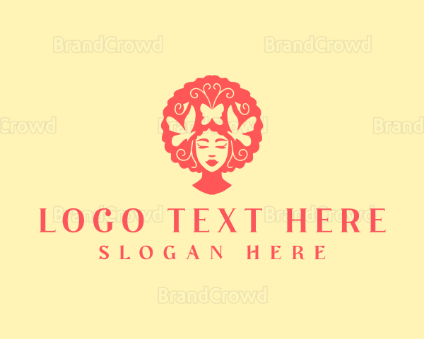 Beautiful Hairdresser Salon Logo