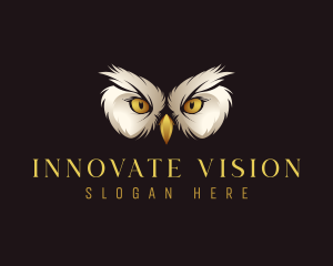 Avian Owl Eye logo design