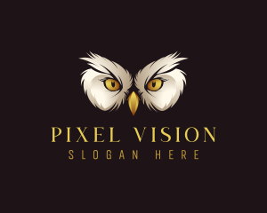 Avian Owl Eye logo design