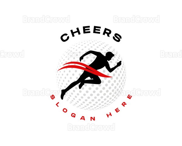 Runner Sprint Race Logo