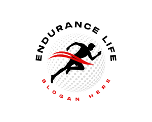 Endurance - Runner Sprint Race logo design