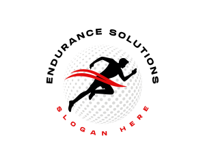 Endurance - Runner Sprint Race logo design