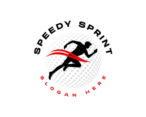Sprint - Runner Sprint Race logo design