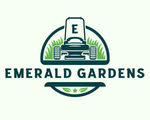 Yard Lawn Mower logo design