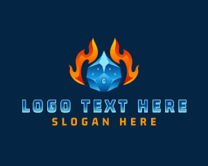 Thermal - Heat Cool Thermal logo design