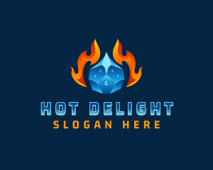 Heat Cool Thermal logo design