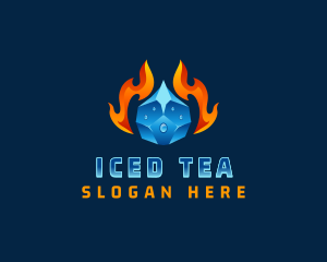 Heat Cool Thermal logo design