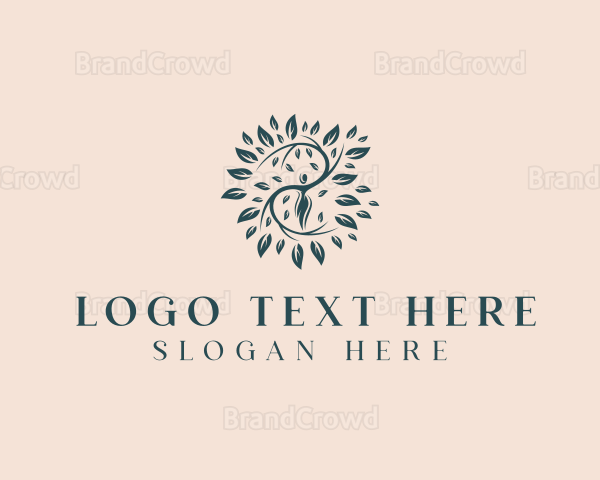 Woman Tree Organic Logo