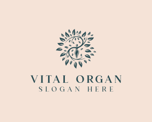 Woman Tree Organic logo design