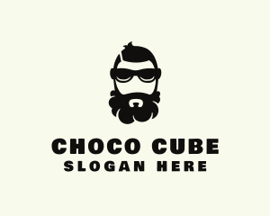 Sunglasses - Hipster Beard Sunglasses Man logo design