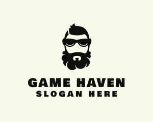 Guy - Hipster Beard Sunglasses Man logo design