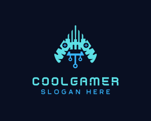 Cyber Game Controller Logo