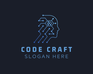 Artificial Intelligence Program logo design