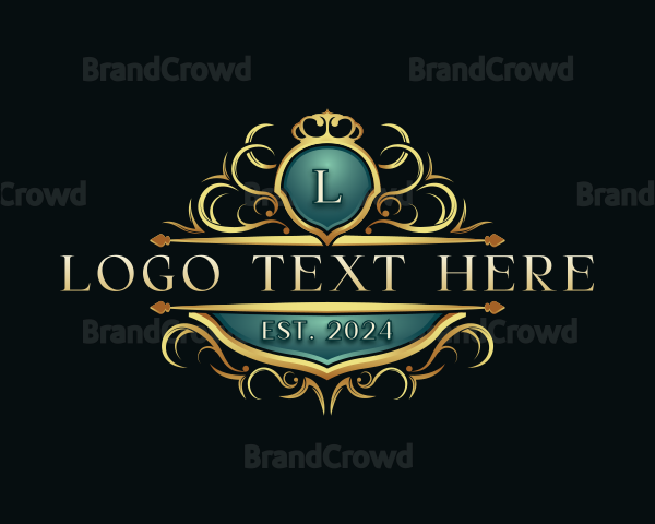 Luxury Crest Crown Logo