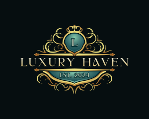 Luxury Crest Crown logo design