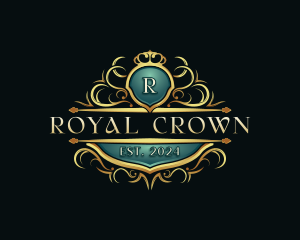 Luxury Crest Crown logo design