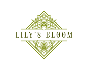 Lily - Beauty Flower Lily logo design