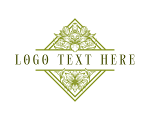 Foliage - Beauty Flower Lily logo design