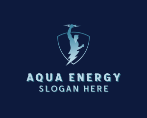 Energy Human Shield logo design