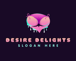 Erotic Butt Lingerie logo design