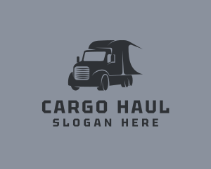 Cargo Freight Truck logo design