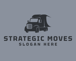 Cargo Freight Truck logo design