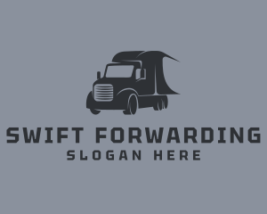 Cargo Freight Truck logo design